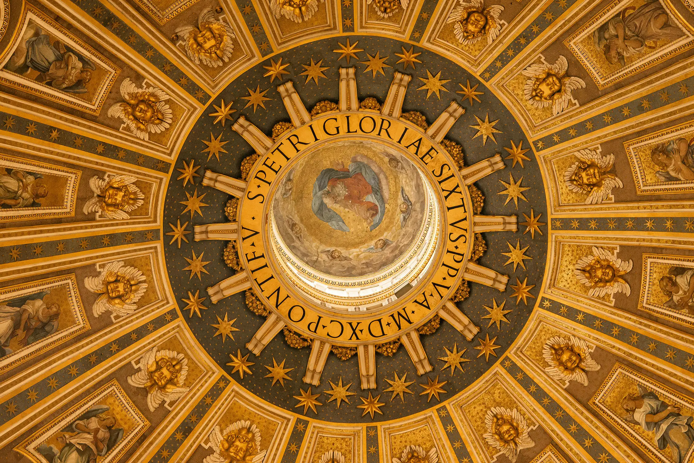 04 St. Peter's Basilica Dome Ceiling