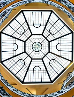 02 Vatican Museums Spiral Staircase Ceiling
